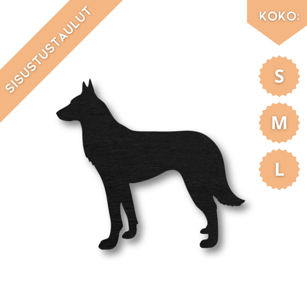 Belgianpaimenkoira Malinois -sisustustaulu