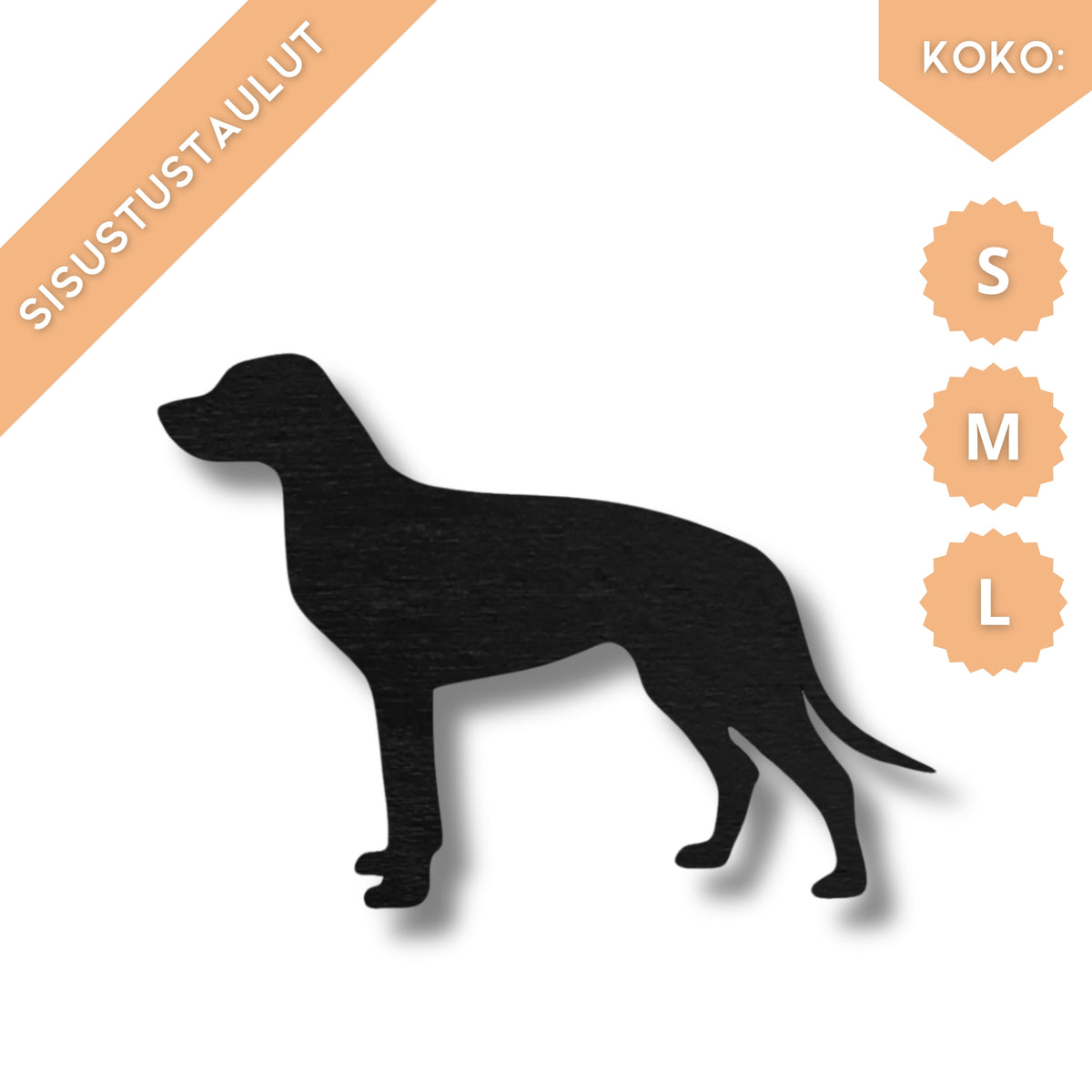 Suomenajokoira -sisustustaulu