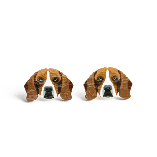 Beagle -nappikorvakorut (moniväriset)