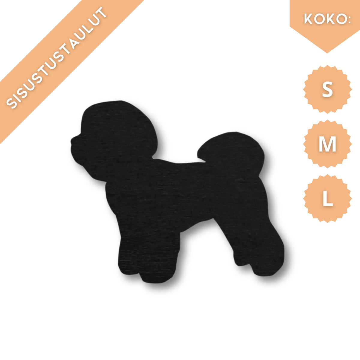 Bichon frise -sisustustaulu