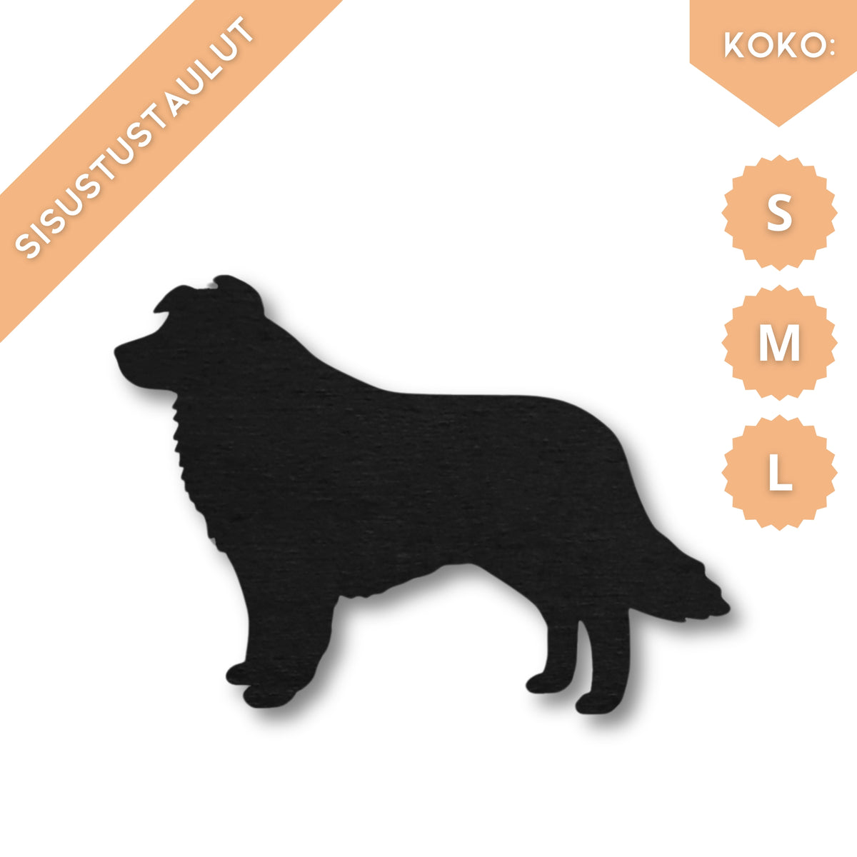 Bordercollie -sisustustaulu