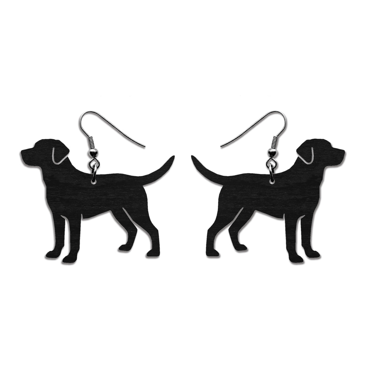 Labradorinnoutaja (etuviistosta) -korvakorut