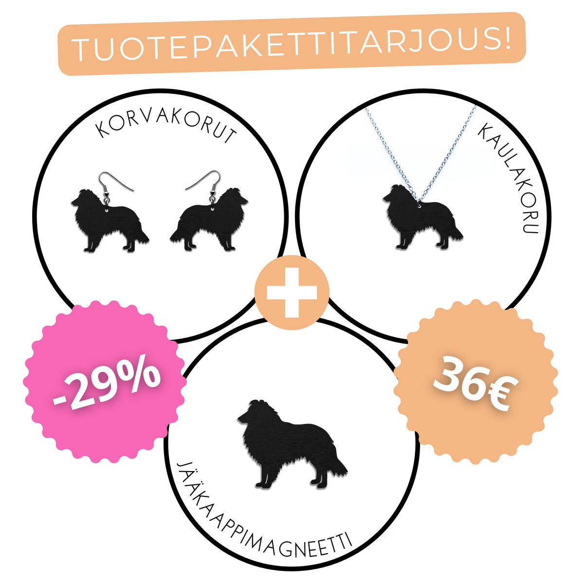 Shetlanninlammaskoira -tuotepaketti